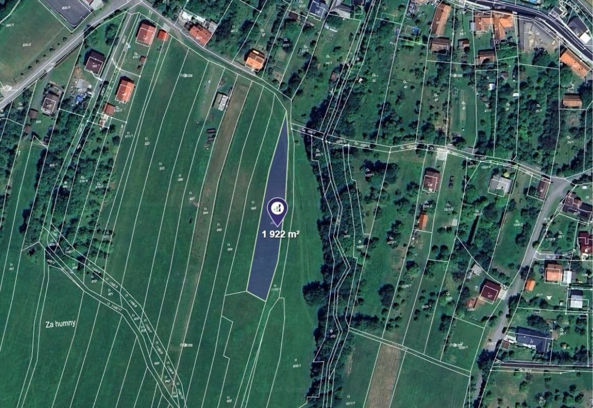 plot for sale, 1,201 m², Podolí, Zlínský Region plot for sale, 1,201 m², Podolí, Zlínský Region