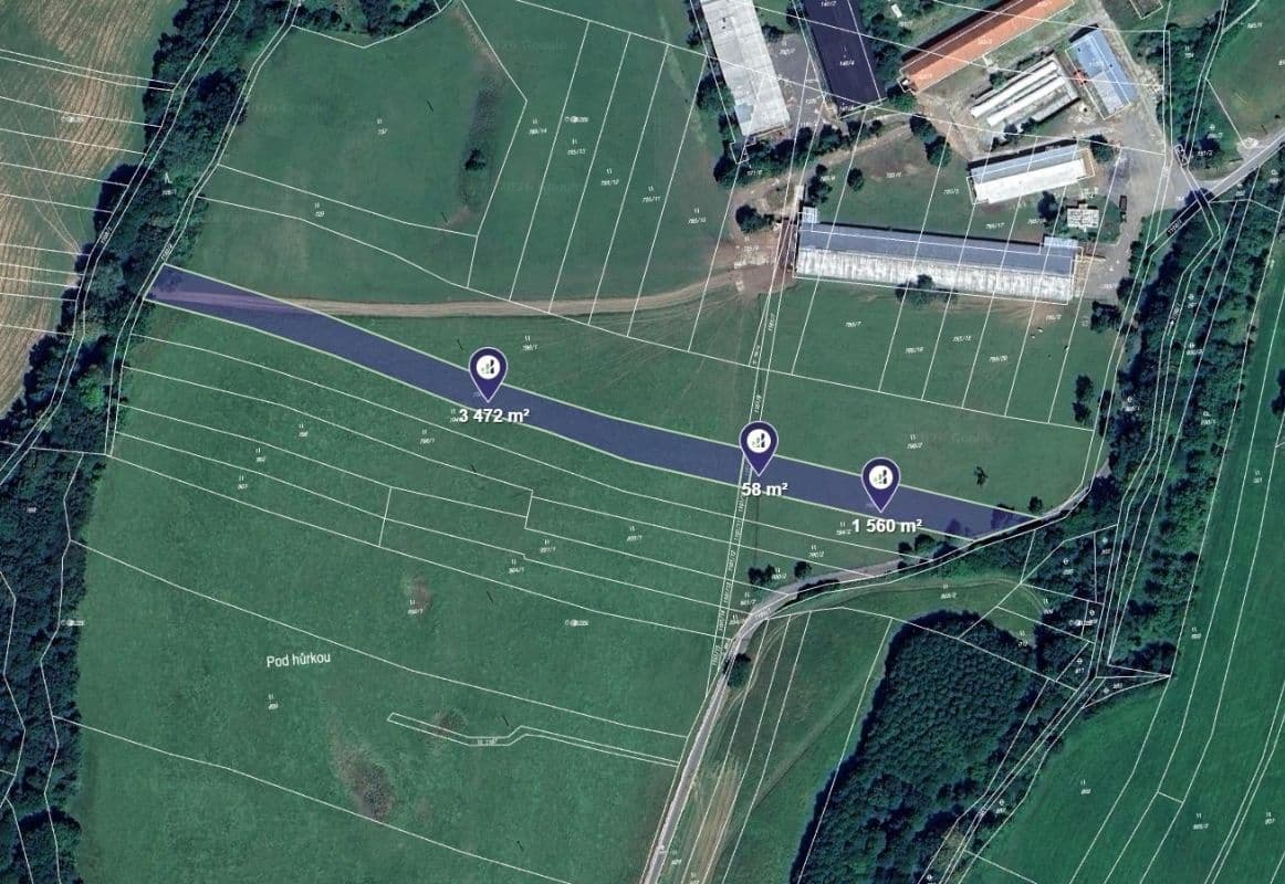 plot for sale, 3,181 m², Podolí, Zlínský Region plot for sale, 3,181 m², Podolí, Zlínský Region