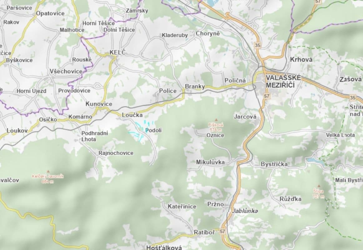 plot for sale, 3,082 m², Podolí, Zlínský Region plot for sale, 3,082 m², Podolí, Zlínský Region