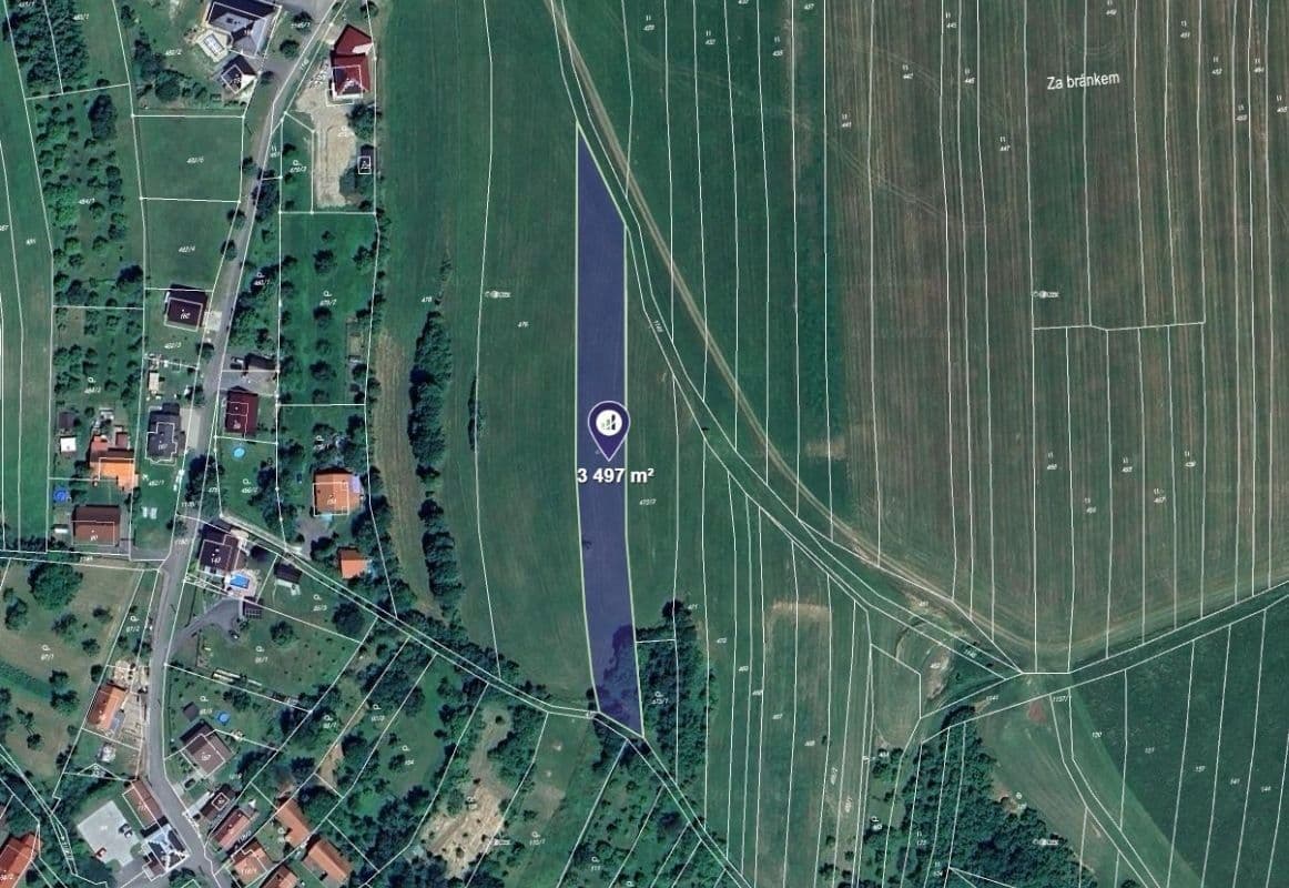 plot for sale, 2,186 m², Podolí, Zlínský Region plot for sale, 2,186 m², Podolí, Zlínský Region