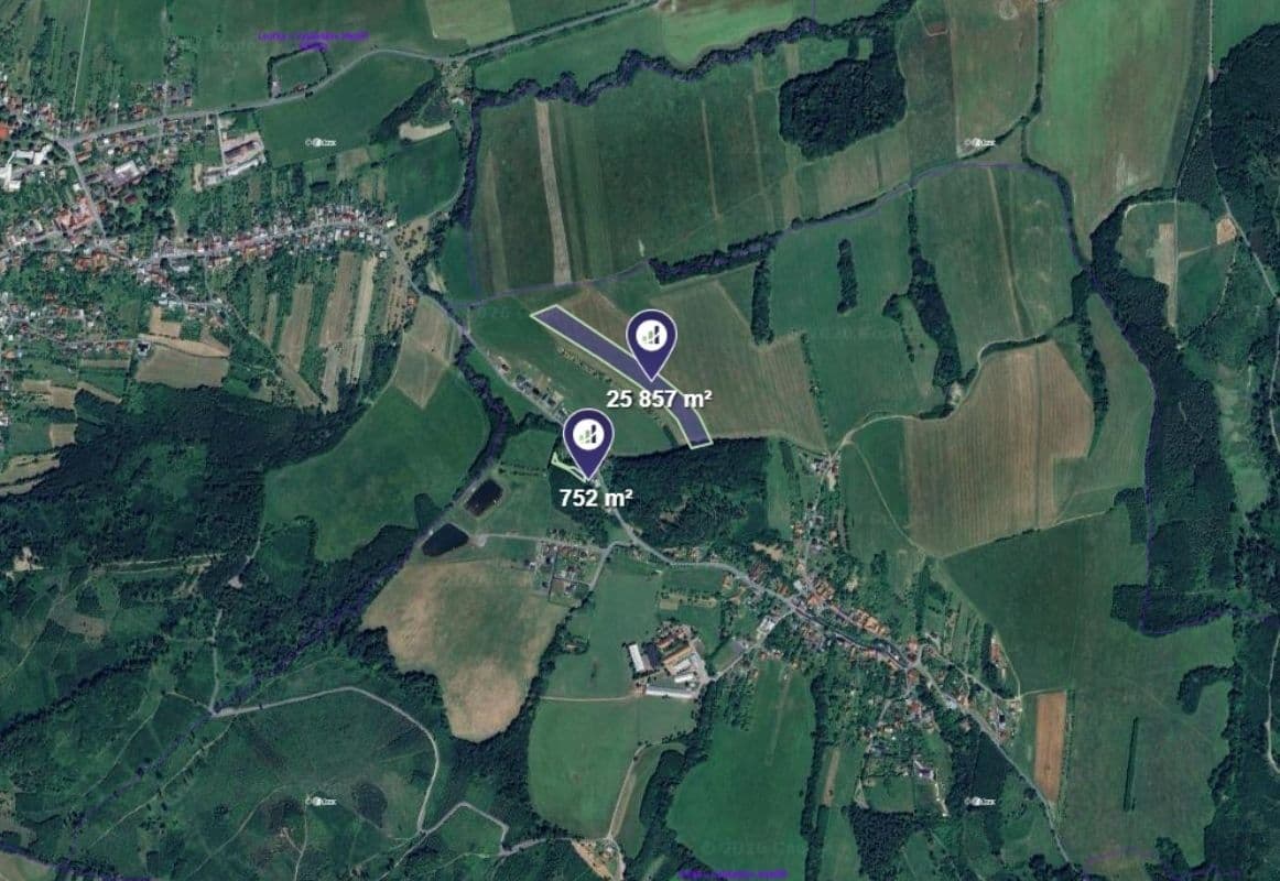 plot for sale, 16,631 m², Podolí, Zlínský Region plot for sale, 16,631 m², Podolí, Zlínský Region