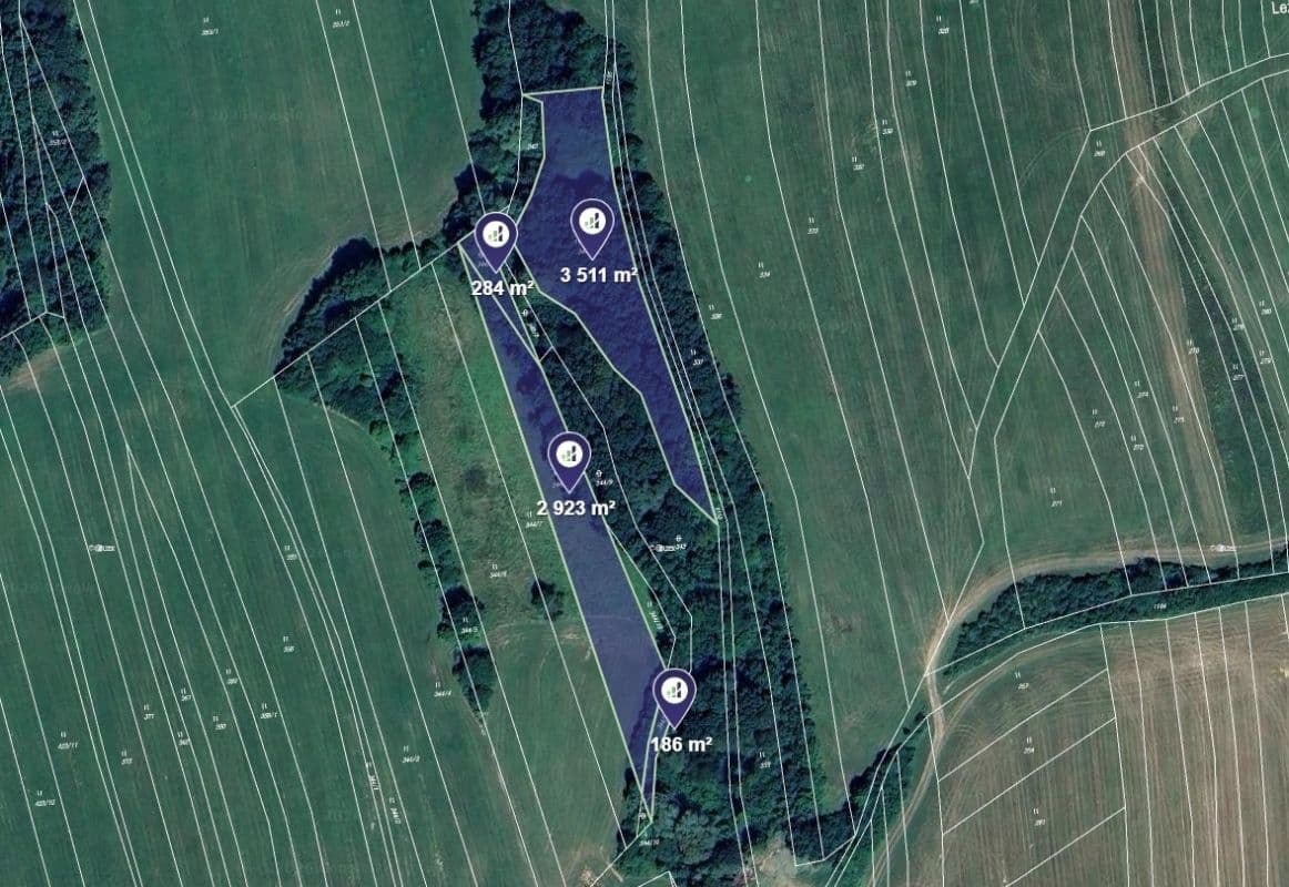 plot for sale, 4,315 m², Podolí, Zlínský Region plot for sale, 4,315 m², Podolí, Zlínský Region