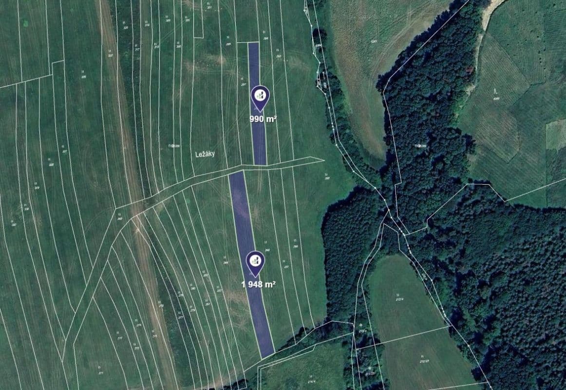 plot for sale, 1,836 m², Podolí, Zlínský Region plot for sale, 1,836 m², Podolí, Zlínský Region