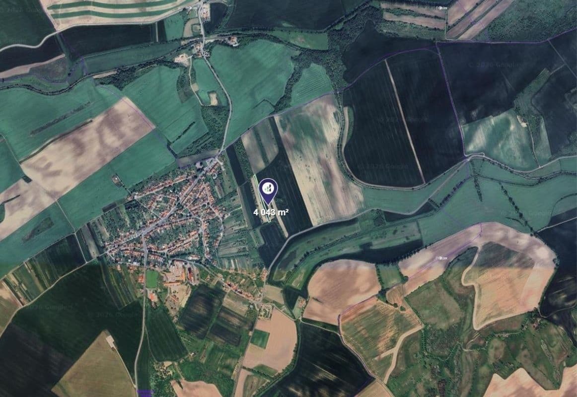 plot for sale, 2,022 m², Násedlovice, Jihomoravský Region plot for sale, 2,022 m², Násedlovice, Jihomoravský Region