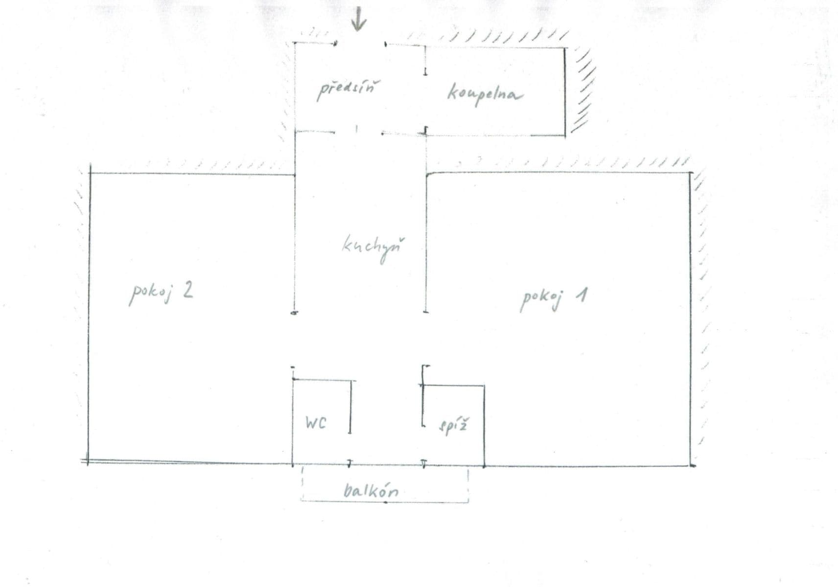 1 bedroom with open-plan kitchen flat to rent, 64 m², Argentinská, Prague, Prague 1 bedroom with open-plan kitchen flat to rent, 64 m², Argentinská, Prague, Prague