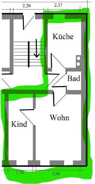 2 bedroom flat to rent, 37 m², Bischlebener Str. 1, Erfurt-Hochheim, Thuringia 2 bedroom flat to rent, 37 m², Bischlebener Str. 1, Erfurt-Hochheim, Thuringia