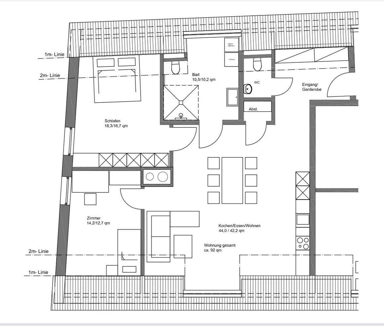2 bedroom with open-plan kitchen flat to rent, 92 m², Herzog- Georg- Straße 16, Lauingen (Donau), Bavaria 2 bedroom with open-plan kitchen flat to rent, 92 m², Herzog- Georg- Straße 16, Lauingen (Donau), Bavaria