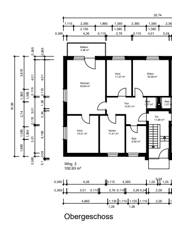 4 bedroom flat to rent, 96 m², Breslauer Straße 45, Fürstenau, Lower Saxony 4 bedroom flat to rent, 96 m², Breslauer Straße 45, Fürstenau, Lower Saxony