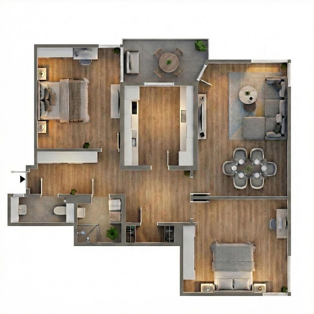 3 bedroom flat to rent, 79 m², Vornholzstraße 38, Passau, Bavaria 3 bedroom flat to rent, 79 m², Vornholzstraße 38, Passau, Bavaria