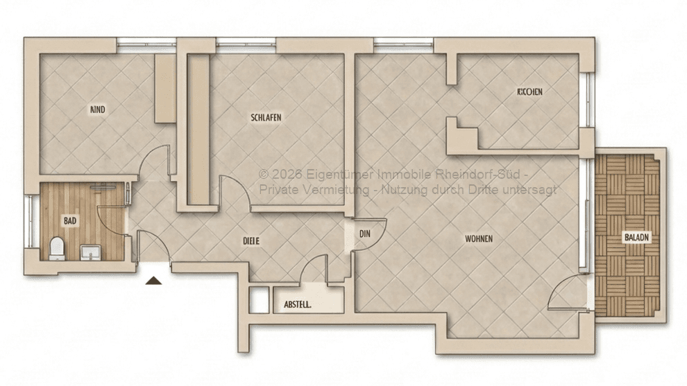 3 bedroom flat to rent, 75 m², Leverkusen, North Rhine-Westphalia 3 bedroom flat to rent, 75 m², Leverkusen, North Rhine-Westphalia