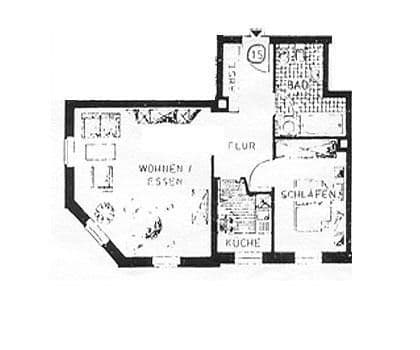 2 bedroom flat for sale, 50 m², Chemnitz, Saxony 2 bedroom flat for sale, 50 m², Chemnitz, Saxony