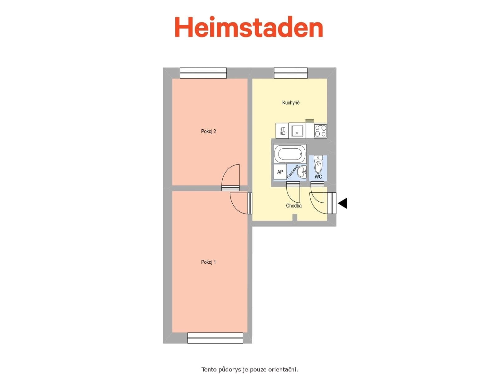 2 bedroom flat to rent, 49 m², Na Nábřeží, Havířov, Moravskoslezský Region 2 bedroom flat to rent, 49 m², Na Nábřeží, Havířov, Moravskoslezský Region