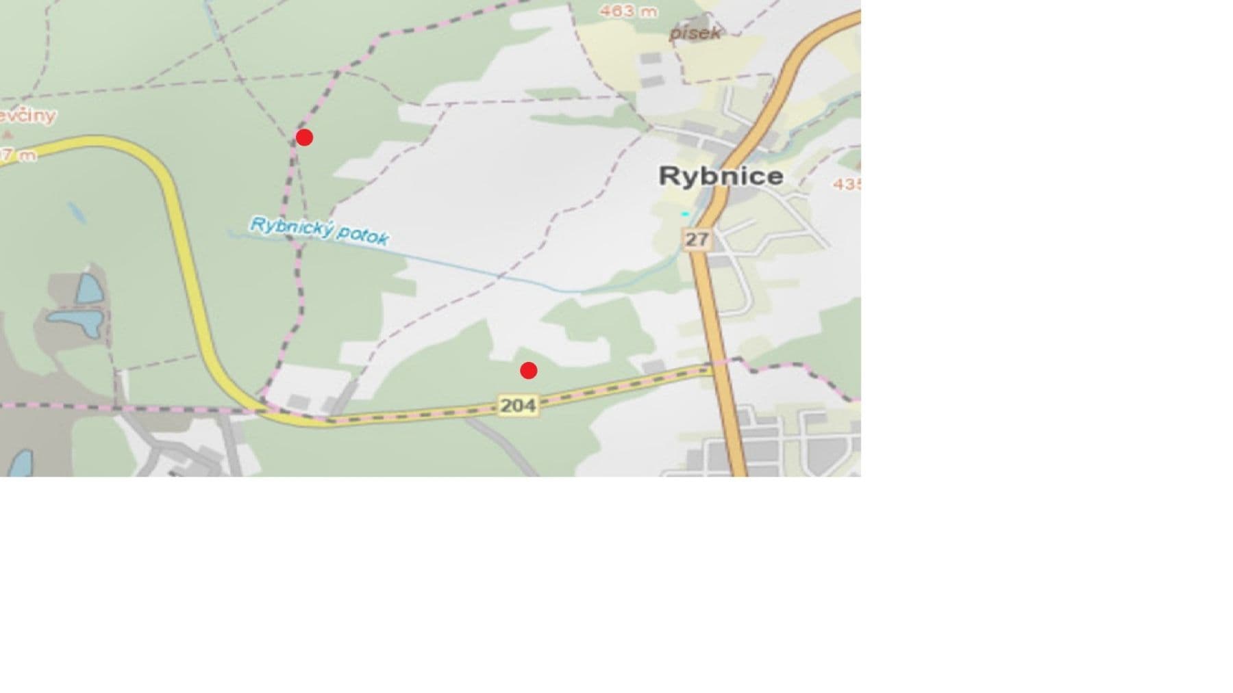 plot for sale, 11,170 m², Rybnice, Plzeňský Region plot for sale, 11,170 m², Rybnice, Plzeňský Region