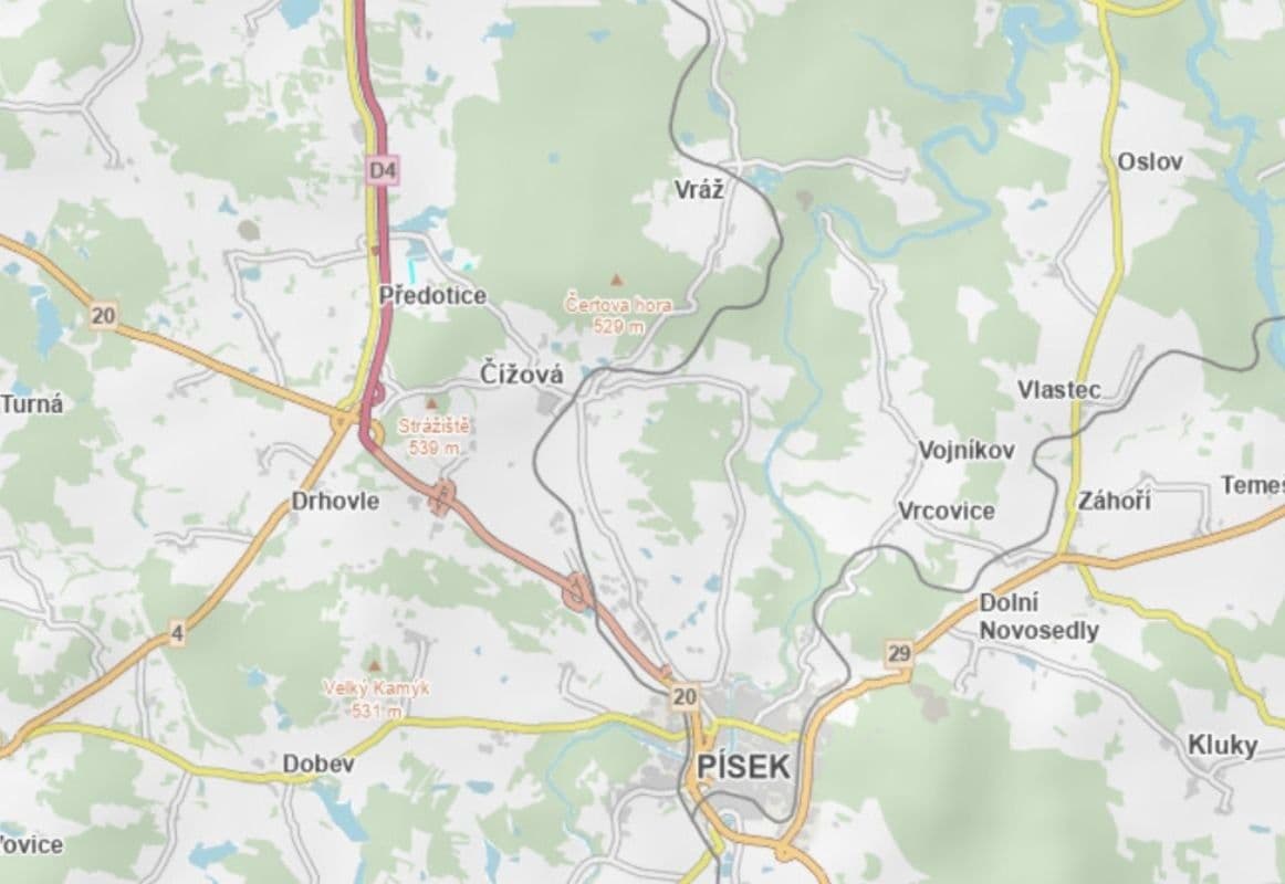 plot for sale, 4,057 m², Předotice, Jihočeský Region plot for sale, 4,057 m², Předotice, Jihočeský Region