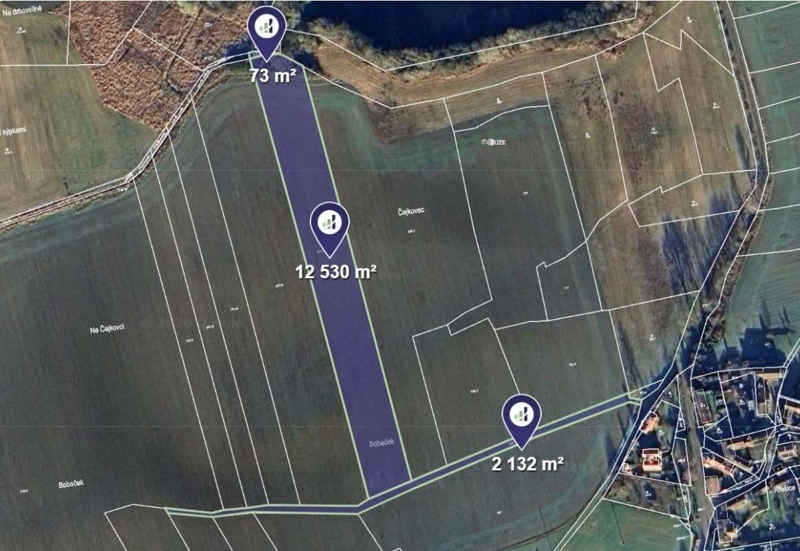 plot for sale, 4,057 m², Předotice, Jihočeský Region plot for sale, 4,057 m², Předotice, Jihočeský Region