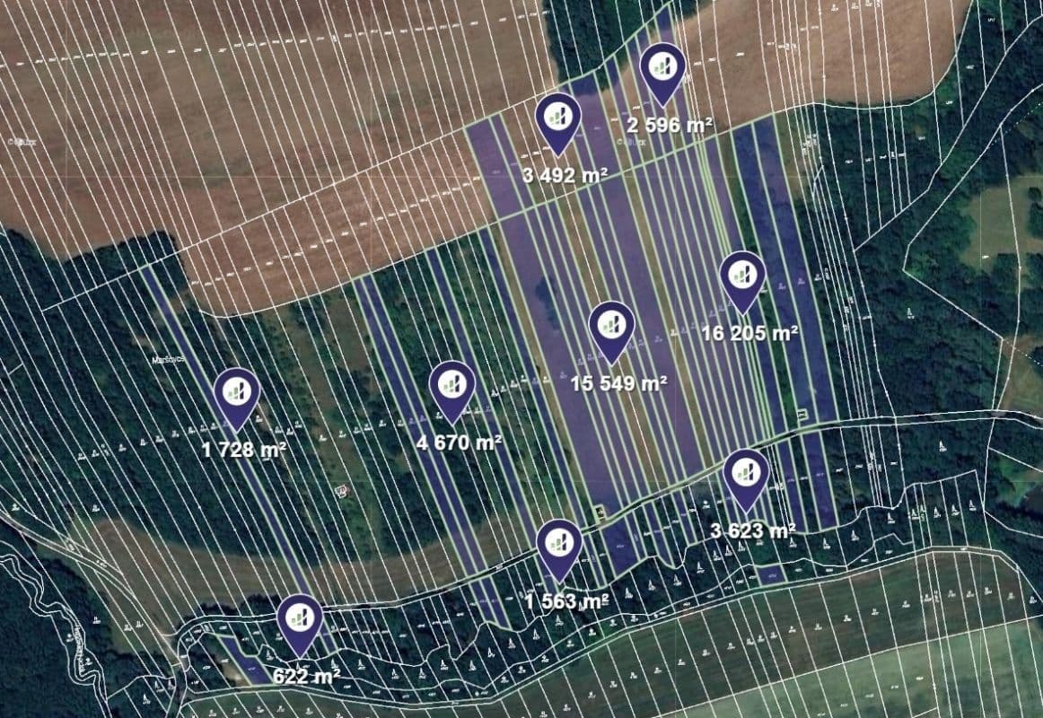 plot for sale, 57,811 m², Hradčovice, Zlínský Region plot for sale, 57,811 m², Hradčovice, Zlínský Region