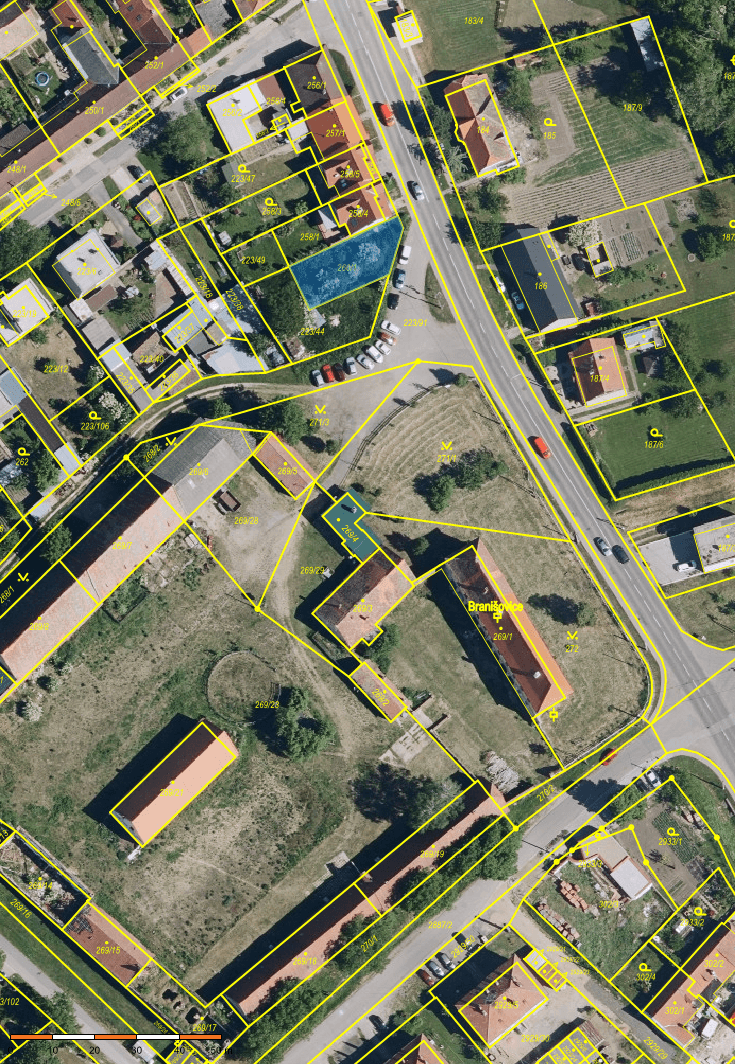 plot for sale, 819 m², Branišovice, Jihomoravský Region plot for sale, 819 m², Branišovice, Jihomoravský Region
