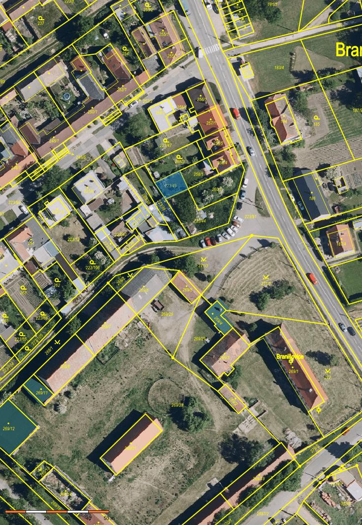 plot for sale, 819 m², Branišovice, Jihomoravský Region plot for sale, 819 m², Branišovice, Jihomoravský Region