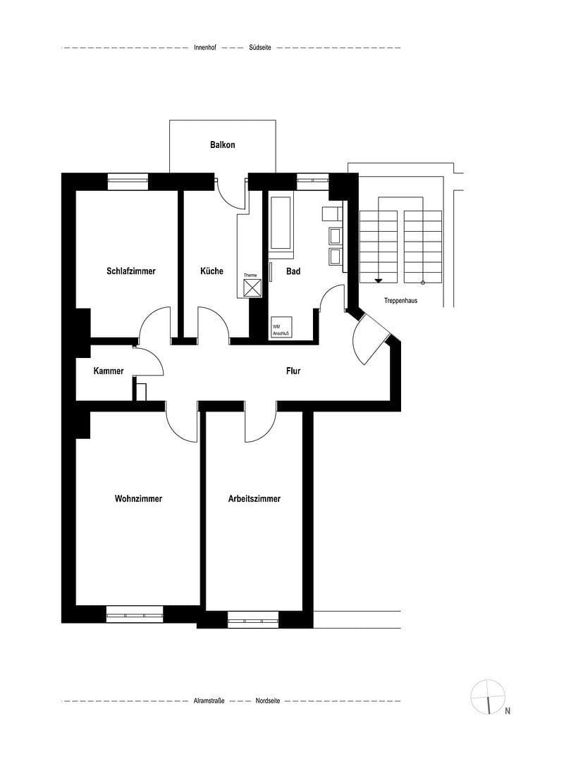 3 bedroom flat for sale, 87 m², Alramstr. 15, München, Bavaria 3 bedroom flat for sale, 87 m², Alramstr. 15, München, Bavaria