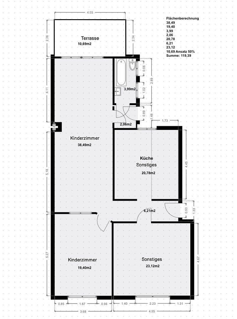2 bedroom with open-plan kitchen flat to rent, 120 m², Gronaustraße 49, Wuppertal, North Rhine-Westphalia 2 bedroom with open-plan kitchen flat to rent, 120 m², Gronaustraße 49, Wuppertal, North Rhine-Westphalia