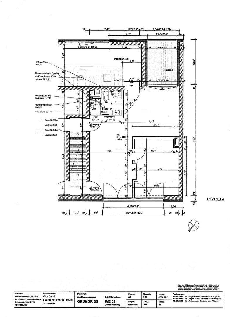2 bedroom flat for sale, 56 m², Gartenstraße 90, Berlin, Berlin 2 bedroom flat for sale, 56 m², Gartenstraße 90, Berlin, Berlin