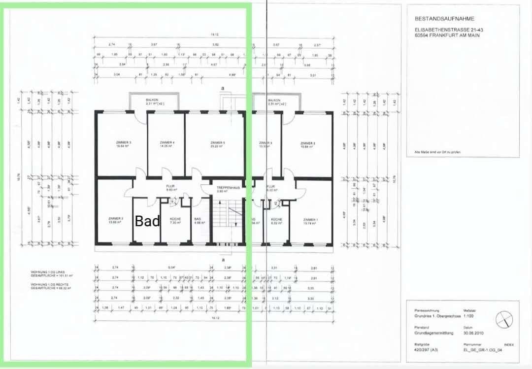 4 bedroom flat to rent, 102 m², Elisabethenstr 21, Frankfurt am Main, Hesse 4 bedroom flat to rent, 102 m², Elisabethenstr 21, Frankfurt am Main, Hesse