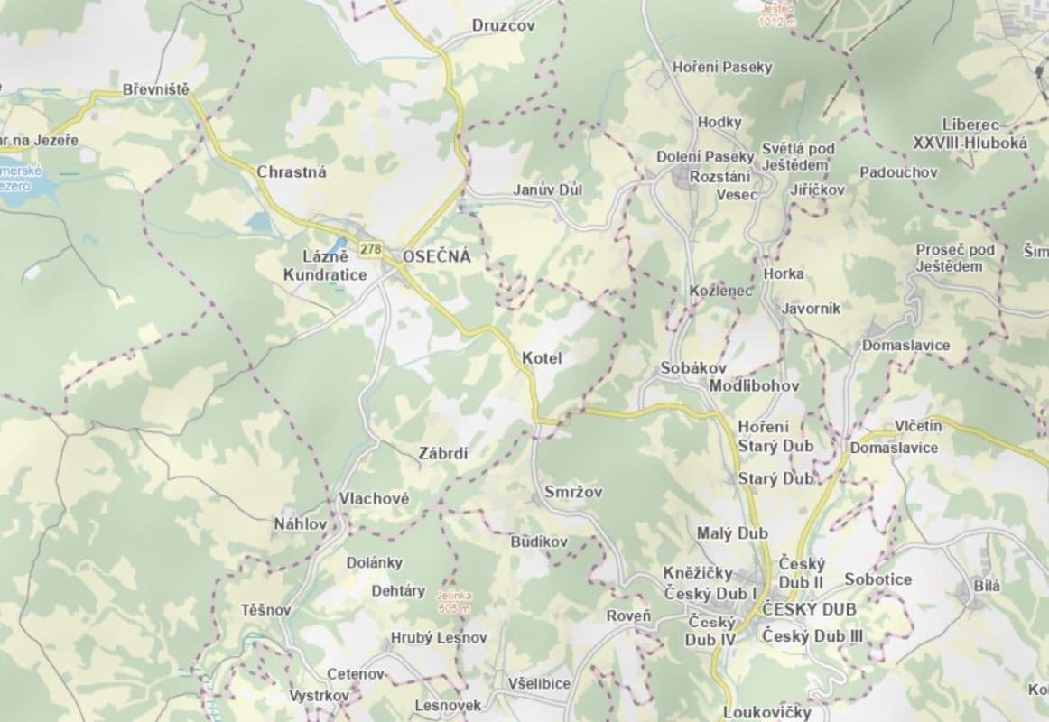 plot for sale, 20,194 m², Osečná, Liberecký Region plot for sale, 20,194 m², Osečná, Liberecký Region