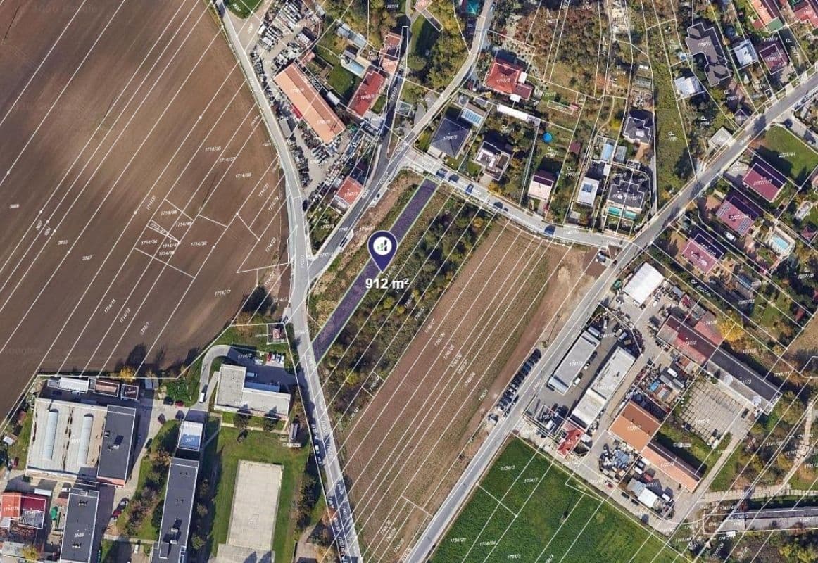 plot for sale, 912 m², Brno, Jihomoravský Region plot for sale, 912 m², Brno, Jihomoravský Region
