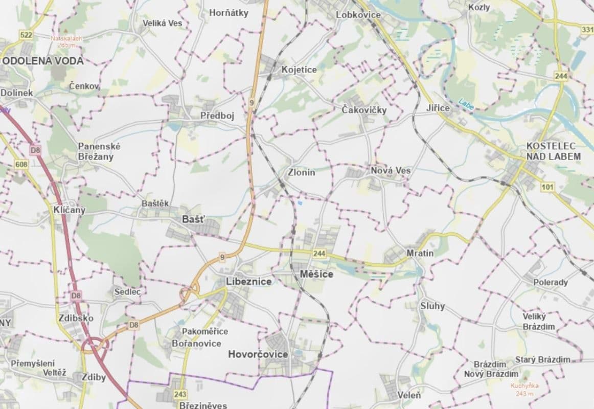 plot for sale, 5,086 m², Měšice, Středočeský Region plot for sale, 5,086 m², Měšice, Středočeský Region