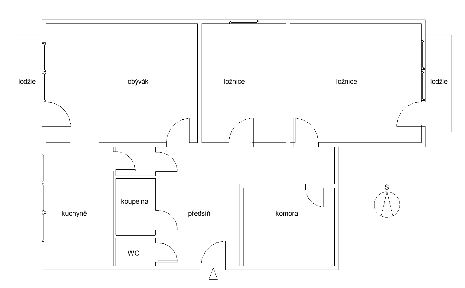 3 bedroom flat for sale, 98 m², Dr. Horákové, Poděbrady, Středočeský Region 3 bedroom flat for sale, 98 m², Dr. Horákové, Poděbrady, Středočeský Region