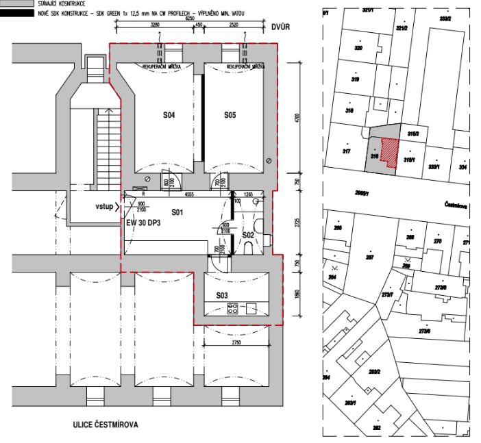 2 bedroom flat for sale, 56 m², Čestmírova, Prague, Prague 2 bedroom flat for sale, 56 m², Čestmírova, Prague, Prague
