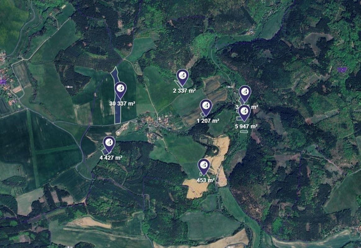 plot for sale, 48,693 m², Zbiroh, Plzeňský Region plot for sale, 48,693 m², Zbiroh, Plzeňský Region