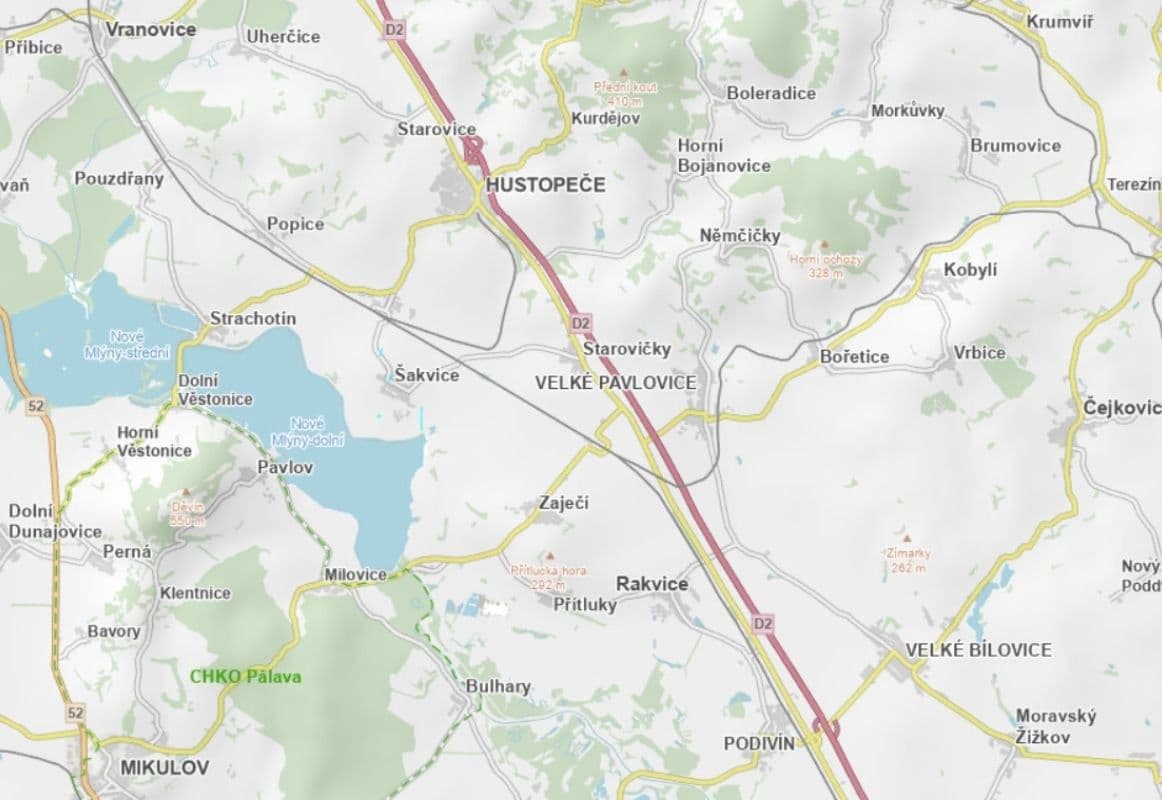 plot for sale, 6,928 m², Šakvice, Jihomoravský Region plot for sale, 6,928 m², Šakvice, Jihomoravský Region