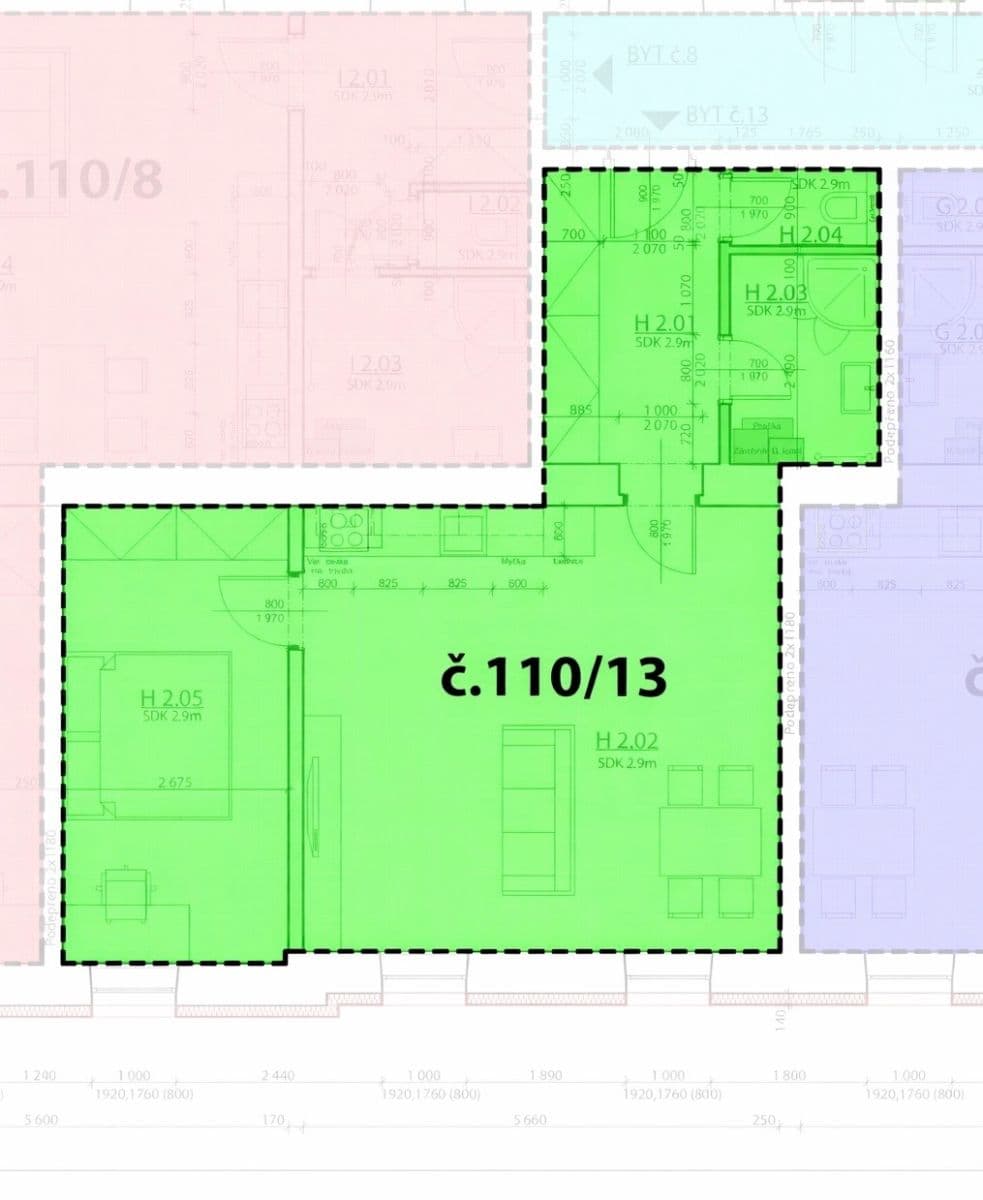 1 bedroom with open-plan kitchen flat to rent, 66 m², Výpravní, Brno, Jihomoravský Region 1 bedroom with open-plan kitchen flat to rent, 66 m², Výpravní, Brno, Jihomoravský Region