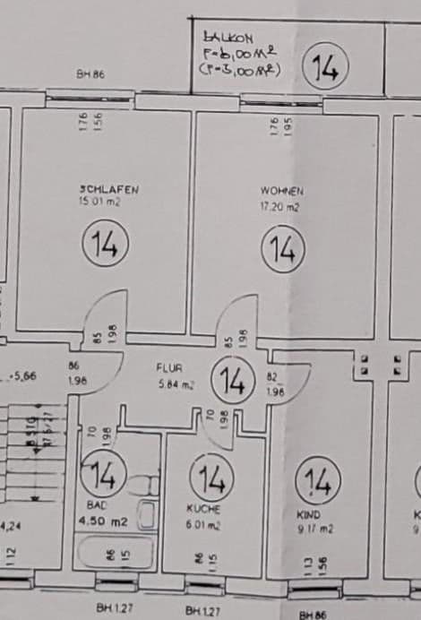 3 bedroom flat to rent, 61 m², Am Hang 17, Riesa, Saxony 3 bedroom flat to rent, 61 m², Am Hang 17, Riesa, Saxony