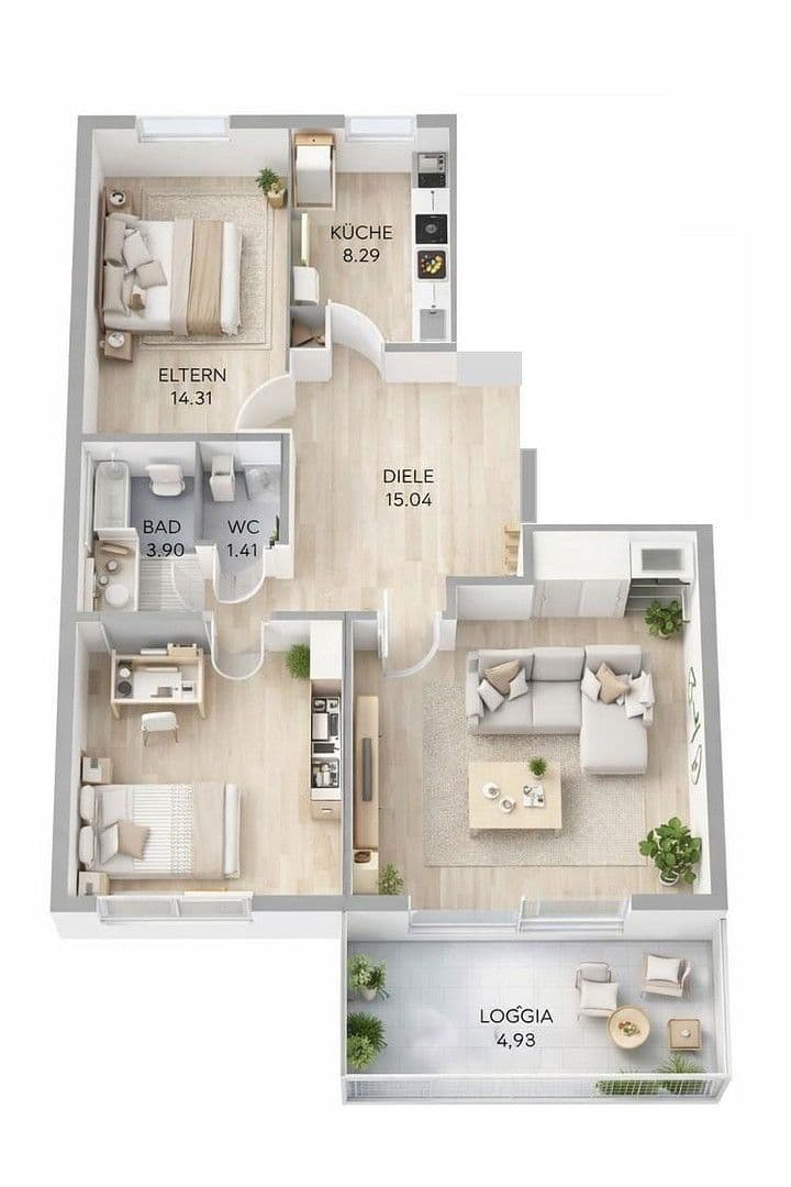 3 bedroom flat for sale, 82 m², Riekbornweg, Hamburg, Hamburg 3 bedroom flat for sale, 82 m², Riekbornweg, Hamburg, Hamburg