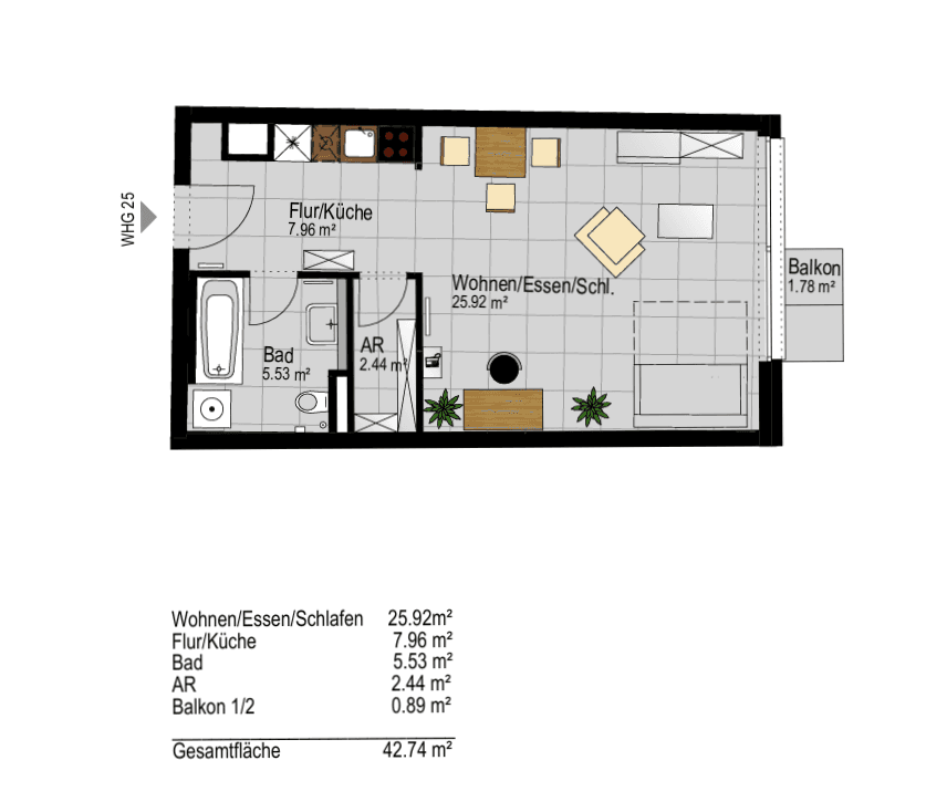 1 bedroom flat for sale, 43 m², Franz-Marc-Straße 1, Puchheim-Bahnhof, Bavaria 1 bedroom flat for sale, 43 m², Franz-Marc-Straße 1, Puchheim-Bahnhof, Bavaria