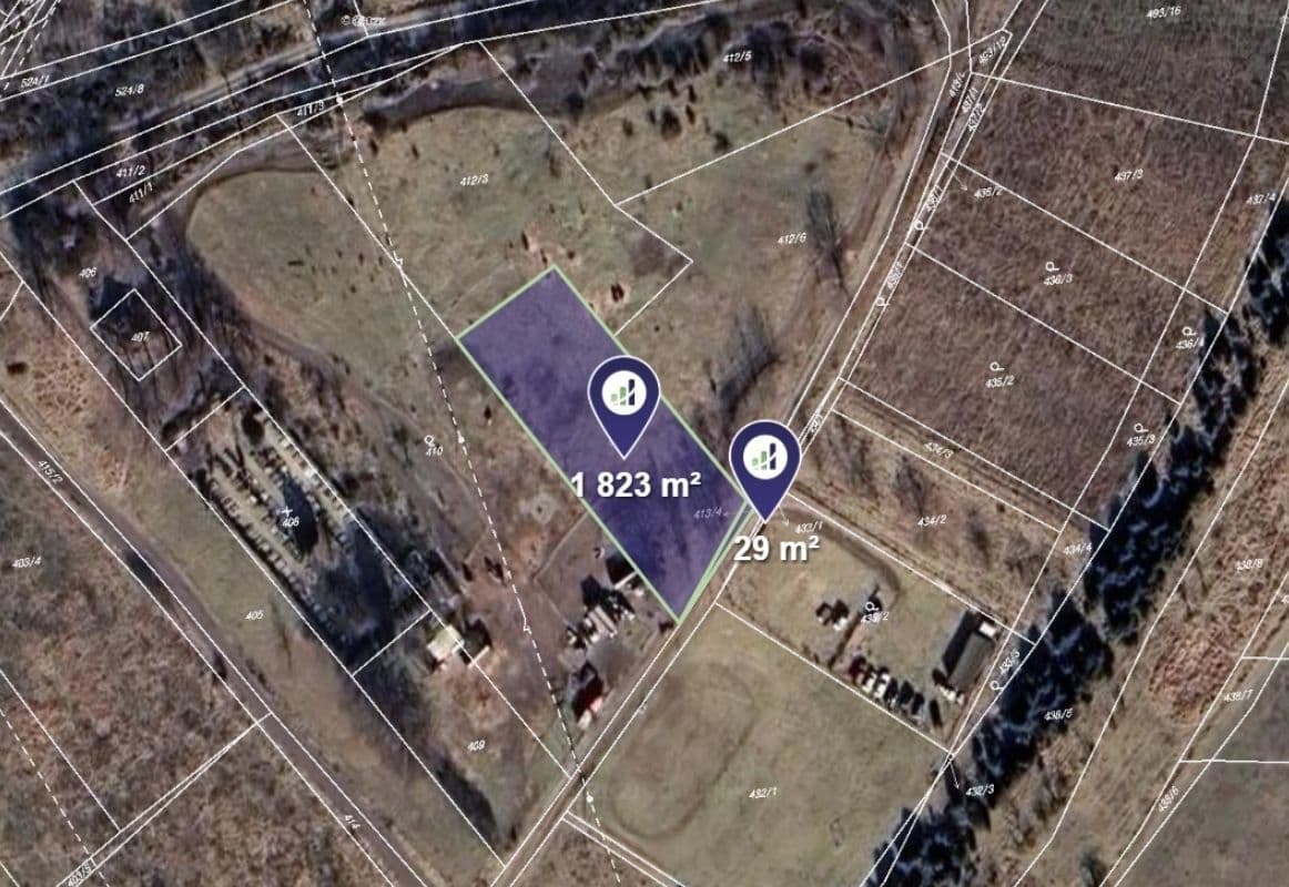 plot for sale, 1,852 m², Mělník, Středočeský Region plot for sale, 1,852 m², Mělník, Středočeský Region