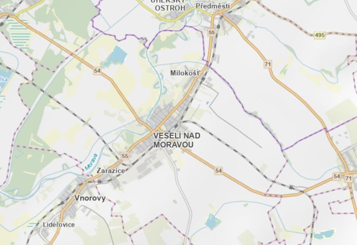 plot for sale, 2,630 m², Veselí nad Moravou, Jihomoravský Region plot for sale, 2,630 m², Veselí nad Moravou, Jihomoravský Region