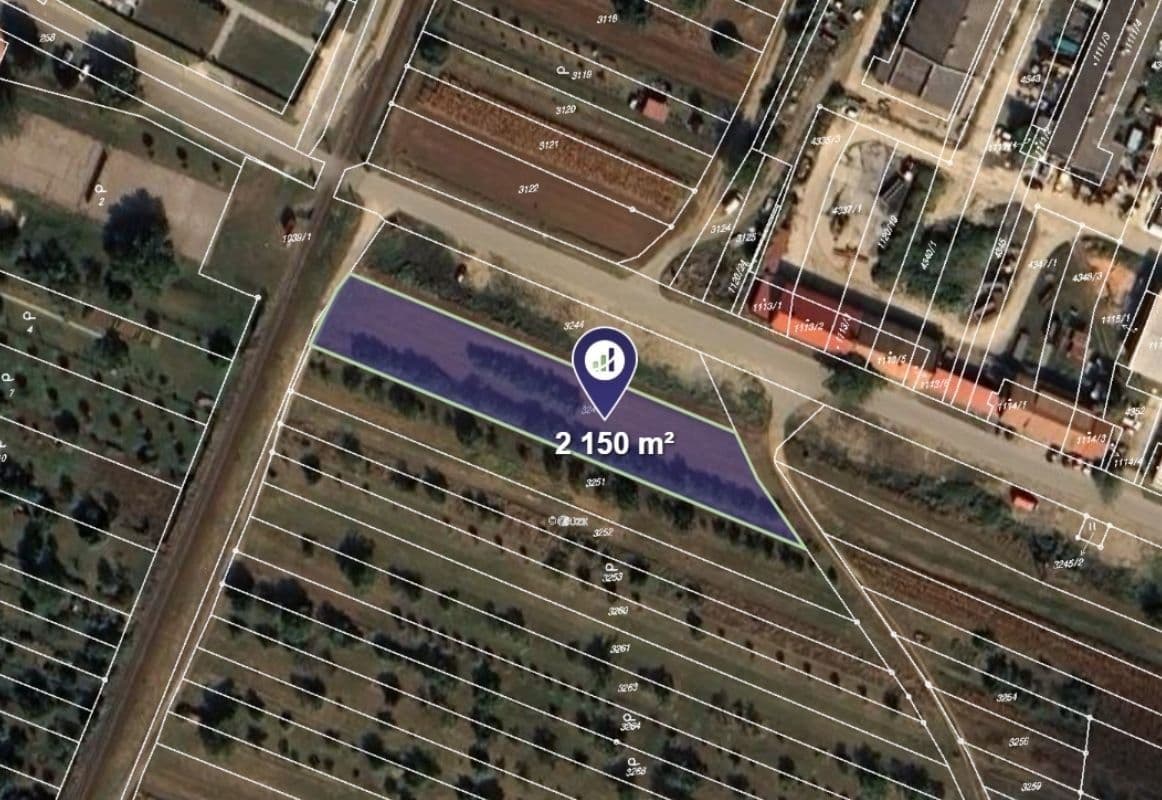 plot for sale, 2,150 m², Veselí nad Moravou, Jihomoravský Region plot for sale, 2,150 m², Veselí nad Moravou, Jihomoravský Region