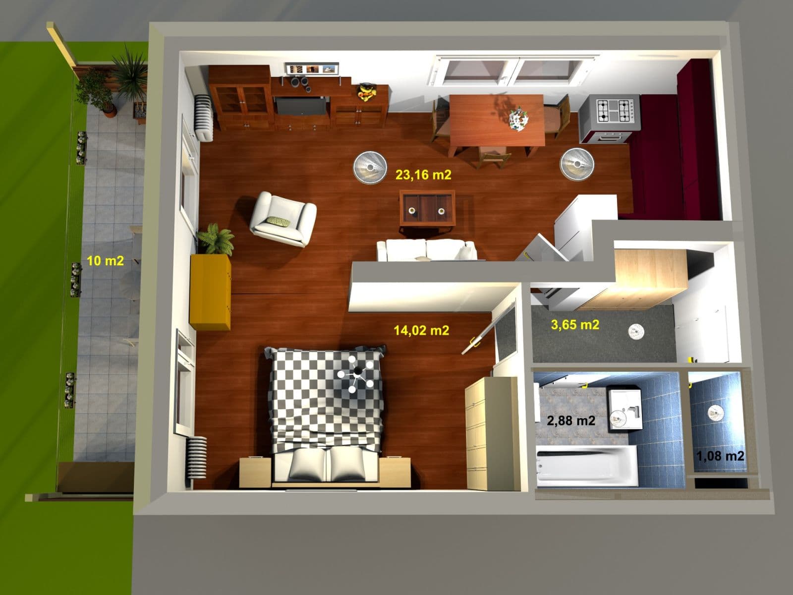 1 bedroom with open-plan kitchen flat for sale, 45 m², V Lázních, Jesenice, Středočeský Region 1 bedroom with open-plan kitchen flat for sale, 45 m², V Lázních, Jesenice, Středočeský Region