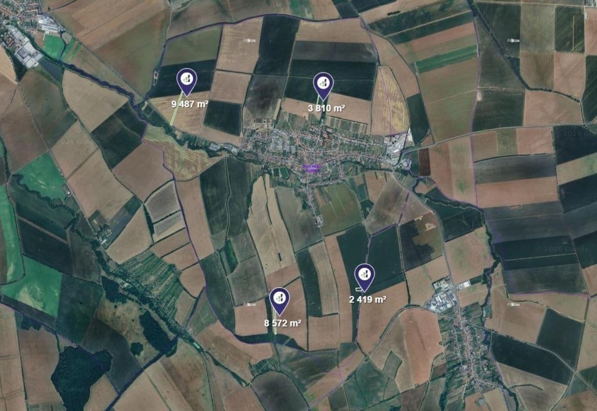 plot for sale, 24,288 m², Dolní Němčí, Zlínský Region plot for sale, 24,288 m², Dolní Němčí, Zlínský Region