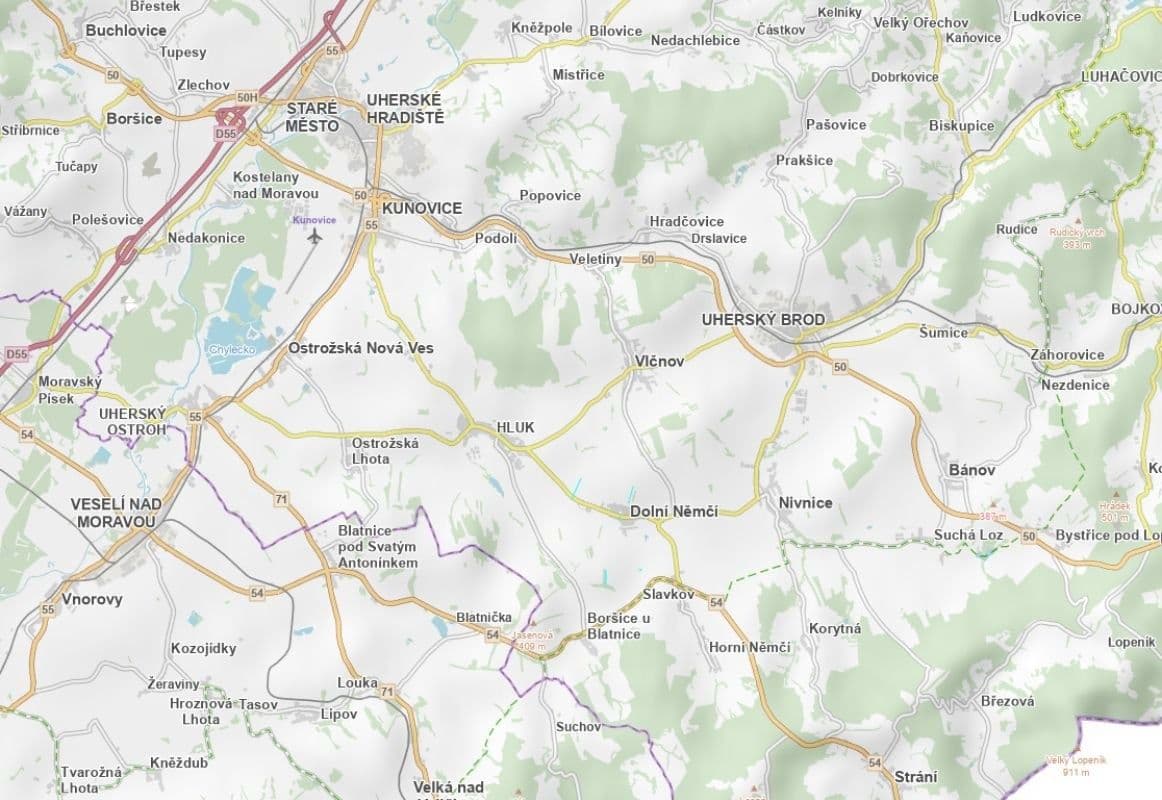 plot for sale, 24,288 m², Dolní Němčí, Zlínský Region plot for sale, 24,288 m², Dolní Němčí, Zlínský Region