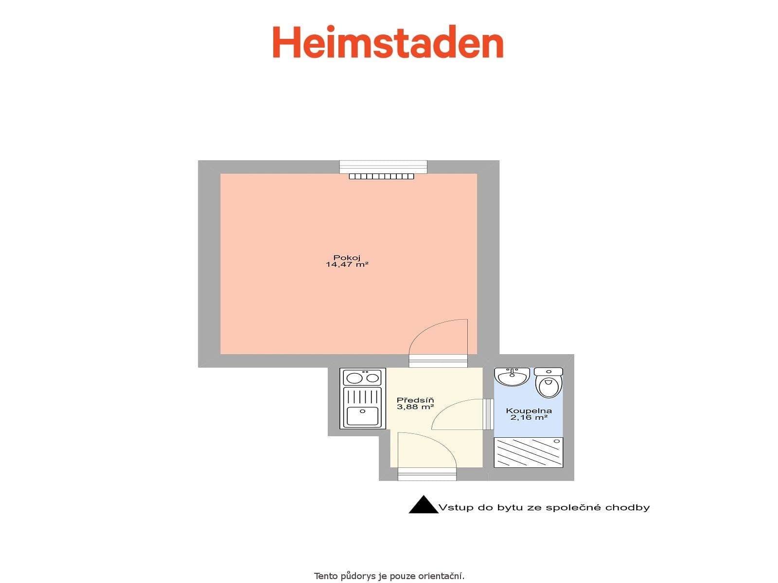 Studio flat to rent, 20 m², Československé armády, Havířov, Moravskoslezský Region Studio flat to rent, 20 m², Československé armády, Havířov, Moravskoslezský Region