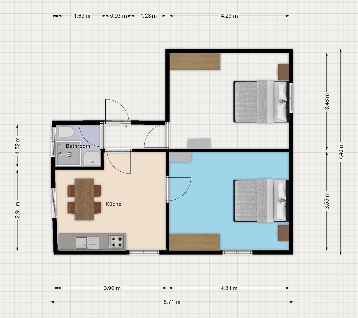 2 bedroom flat to rent, 50 m², Grenzach-Wyhlen, Baden-Württemberg 2 bedroom flat to rent, 50 m², Grenzach-Wyhlen, Baden-Württemberg