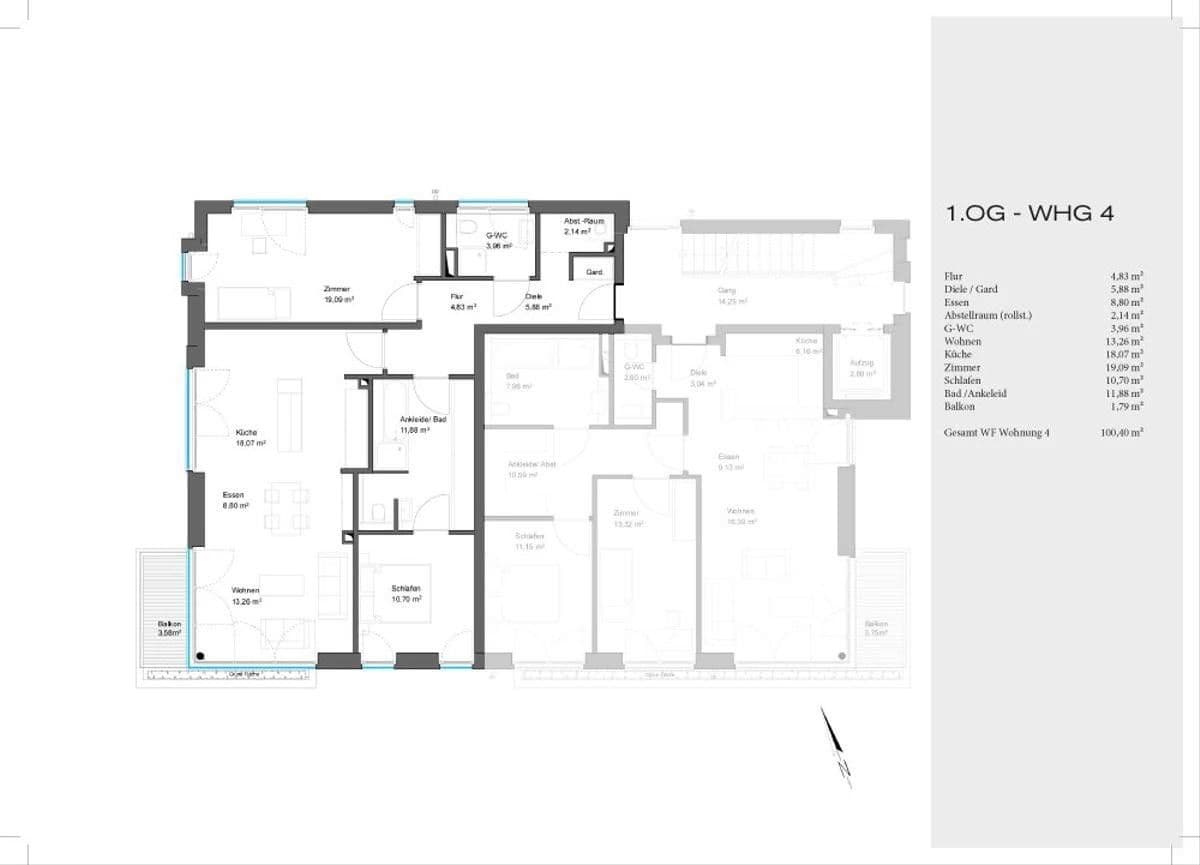 3 bedroom flat for sale, 101 m², Hamburg, Hamburg 3 bedroom flat for sale, 101 m², Hamburg, Hamburg