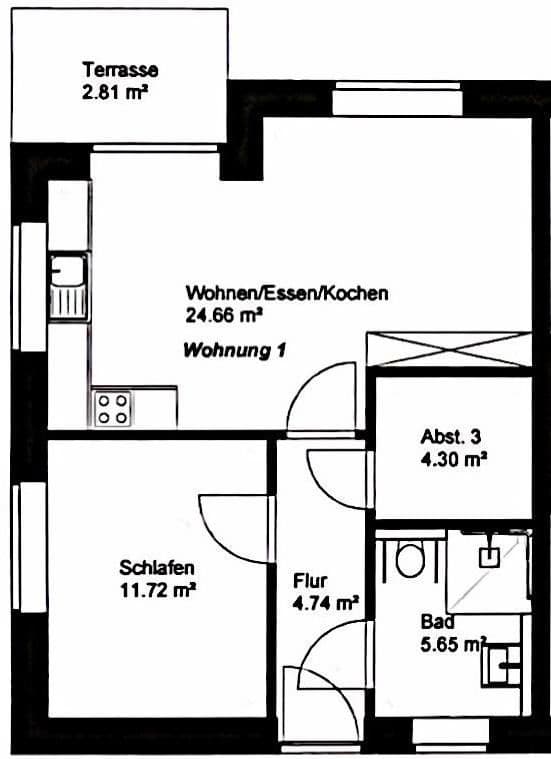 2 bedroom flat to rent, 55 m², Dinklage, Lower Saxony 2 bedroom flat to rent, 55 m², Dinklage, Lower Saxony