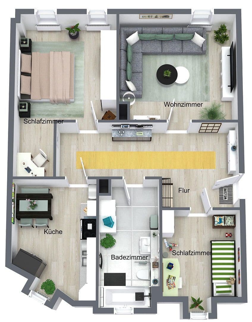 3 bedroom flat to rent, 84 m², Chemnitzer Str. 72, Meerane, Saxony 3 bedroom flat to rent, 84 m², Chemnitzer Str. 72, Meerane, Saxony