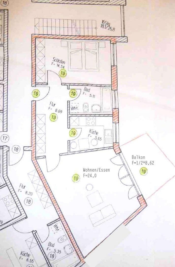 2 bedroom flat to rent, 63 m², Jakobsplatz 5, Augsburg, Bavaria 2 bedroom flat to rent, 63 m², Jakobsplatz 5, Augsburg, Bavaria