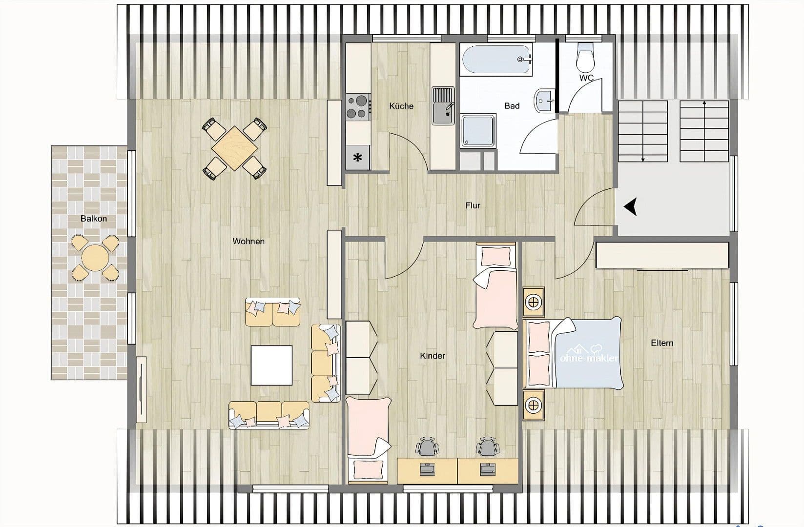 3 bedroom with open-plan kitchen flat for sale, 92 m², Mönsheim, Baden-Württemberg 3 bedroom with open-plan kitchen flat for sale, 92 m², Mönsheim, Baden-Württemberg